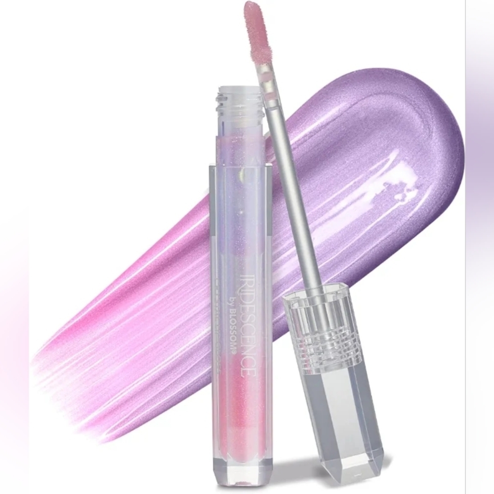 6 x Blossom Iridescence Watermelon High Gloss, Glitter Shimmer Princess Cut